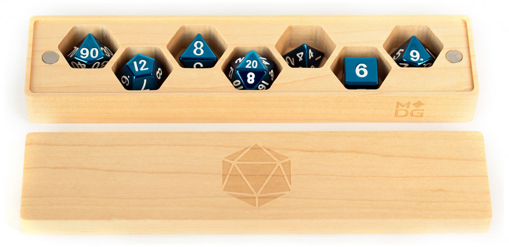 MDG Premium Wood Dice Vault - Maple