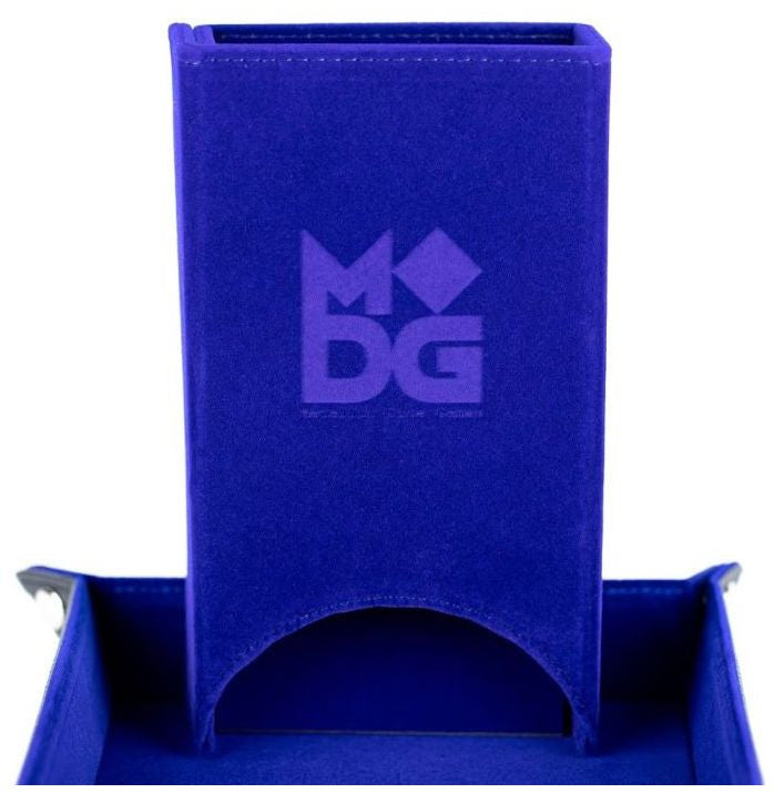 MDG - Fold Up Velvet Dice Tower (Blue)