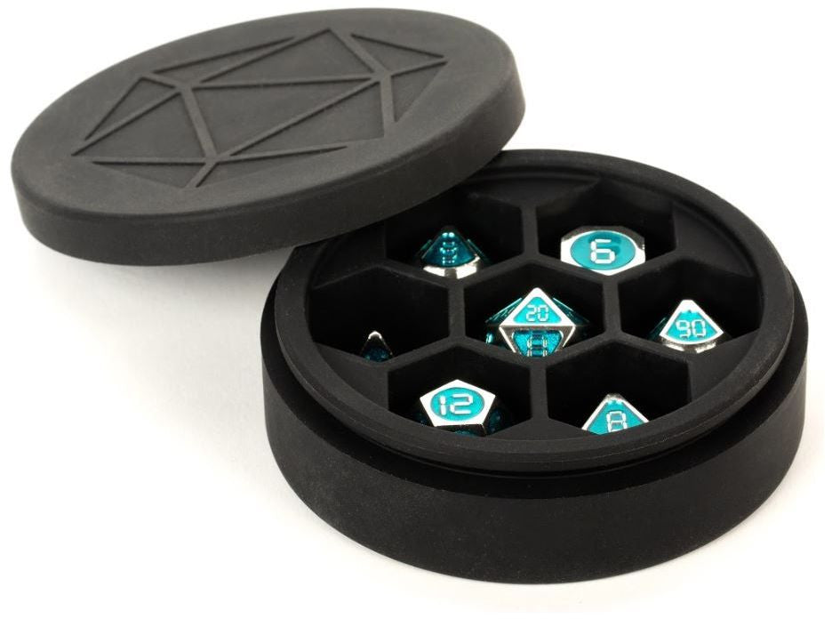 MDG Silicone Dice Case Round - Black