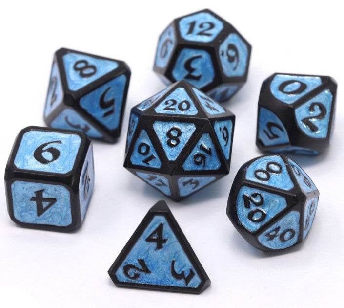 Die Hard Dice Metal Set Polyhedral - Tempest Frostbite