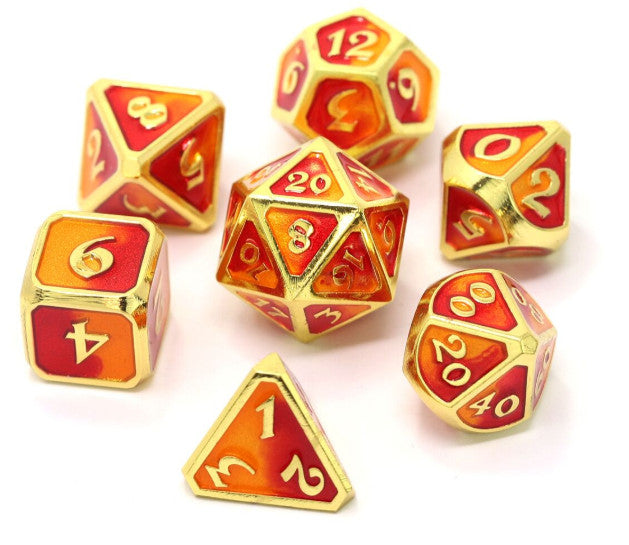 Die Hard Dice Metal Set Polyhedral - Spellbinder Phoenix