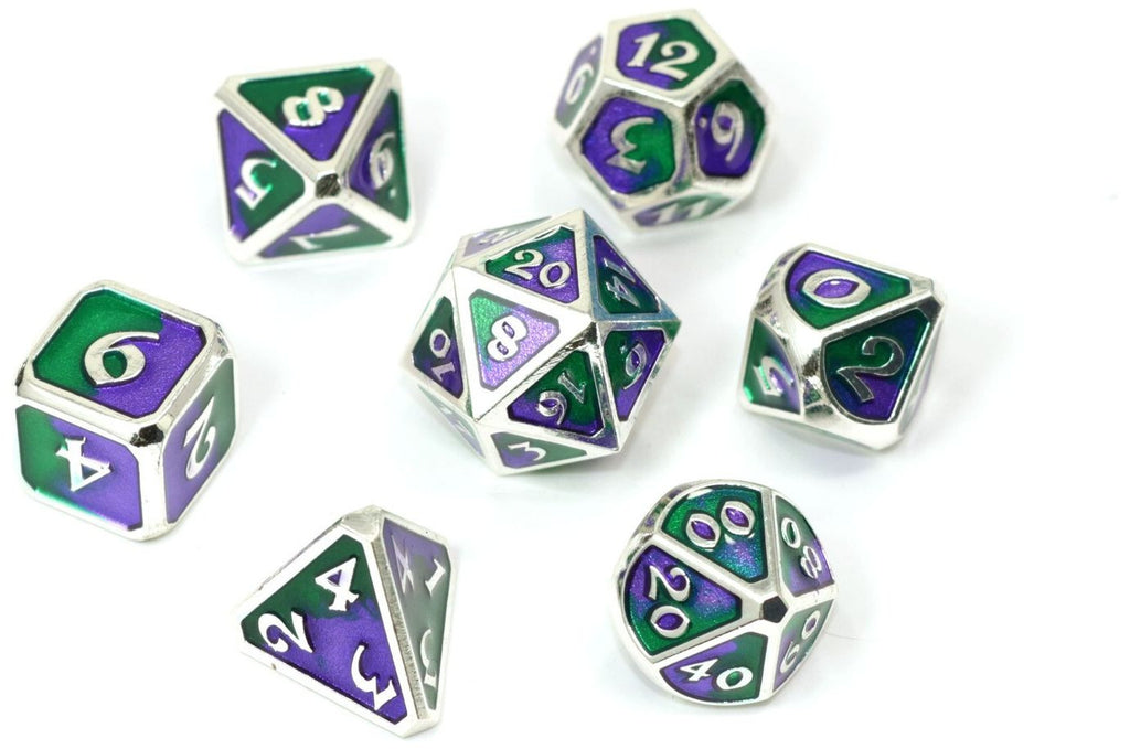 Die Hard Dice Metal RPG Set - Spellbinder Jokester