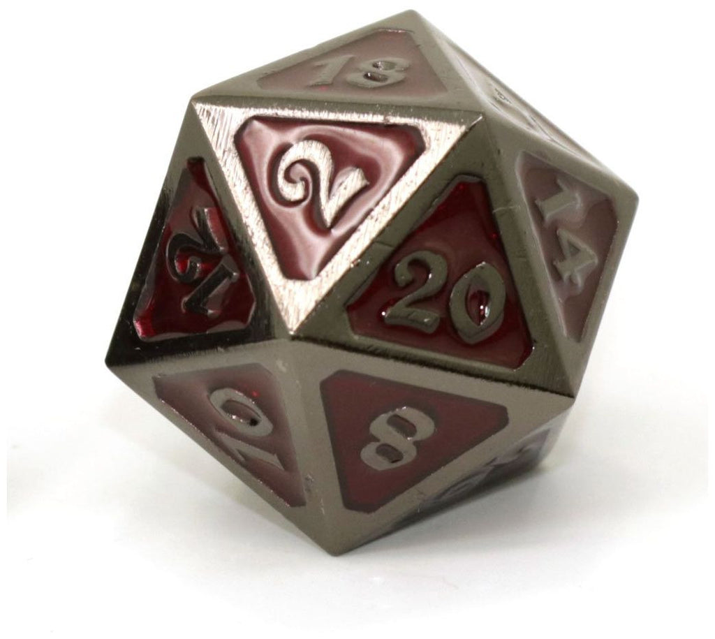 D20 Dire Die Hard Dice - Mythica Sinister Ruby (Single)