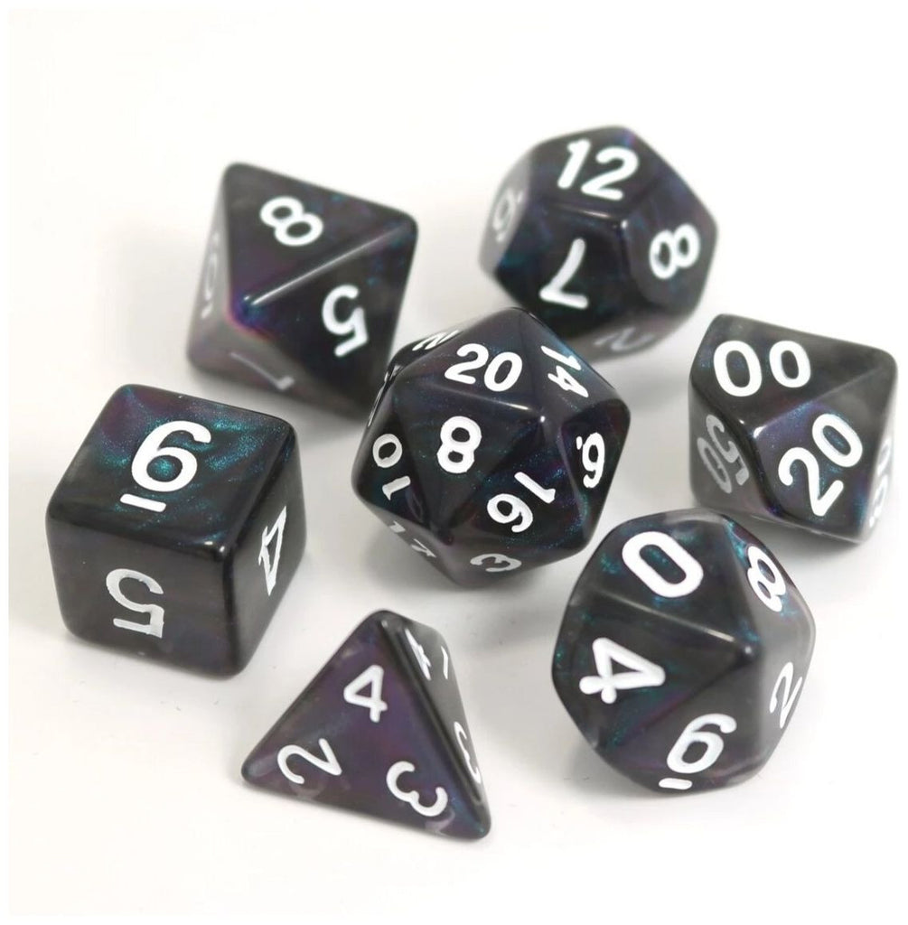 Die Hard Dice Polymer RPG Polyhedral Set - Moonstone Dreamwalker