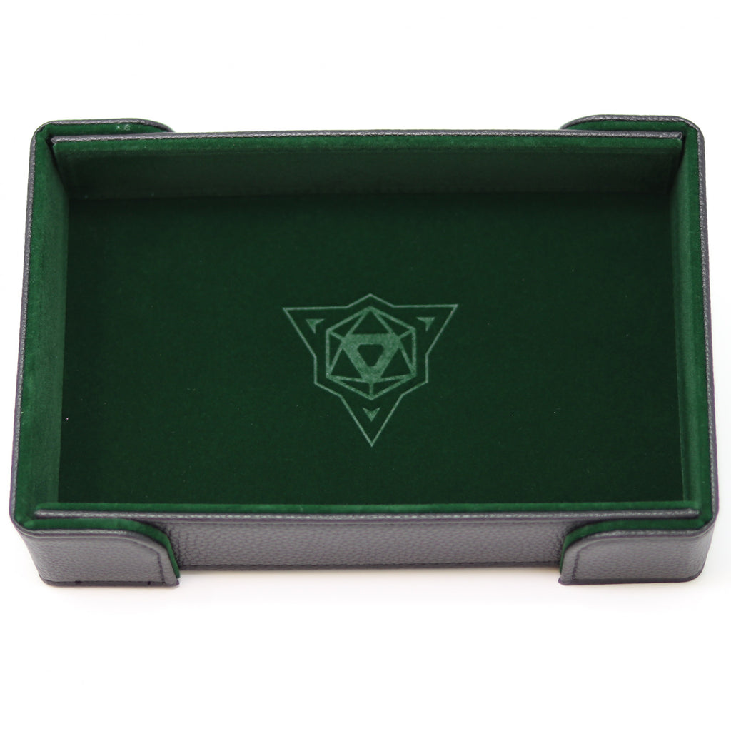 Die Hard Dice Folding Rectangle Tray - Green Velvet