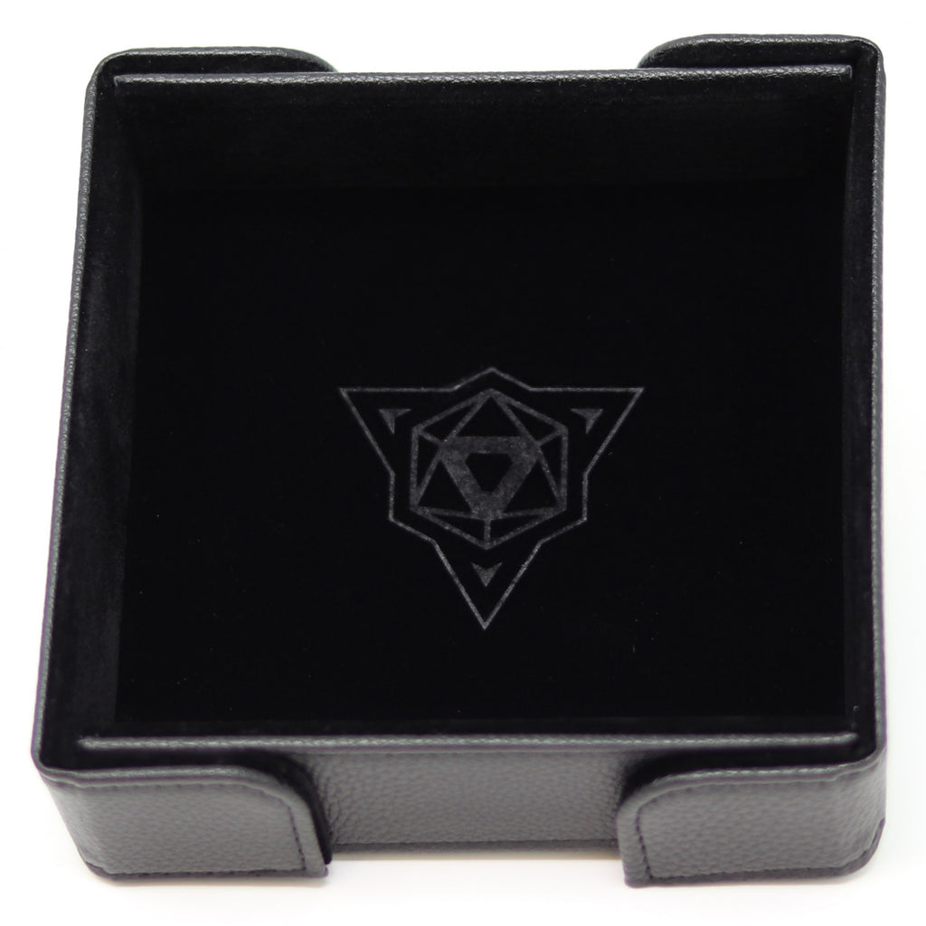 Die Hard Dice Folding Square Tray - Black Velvet