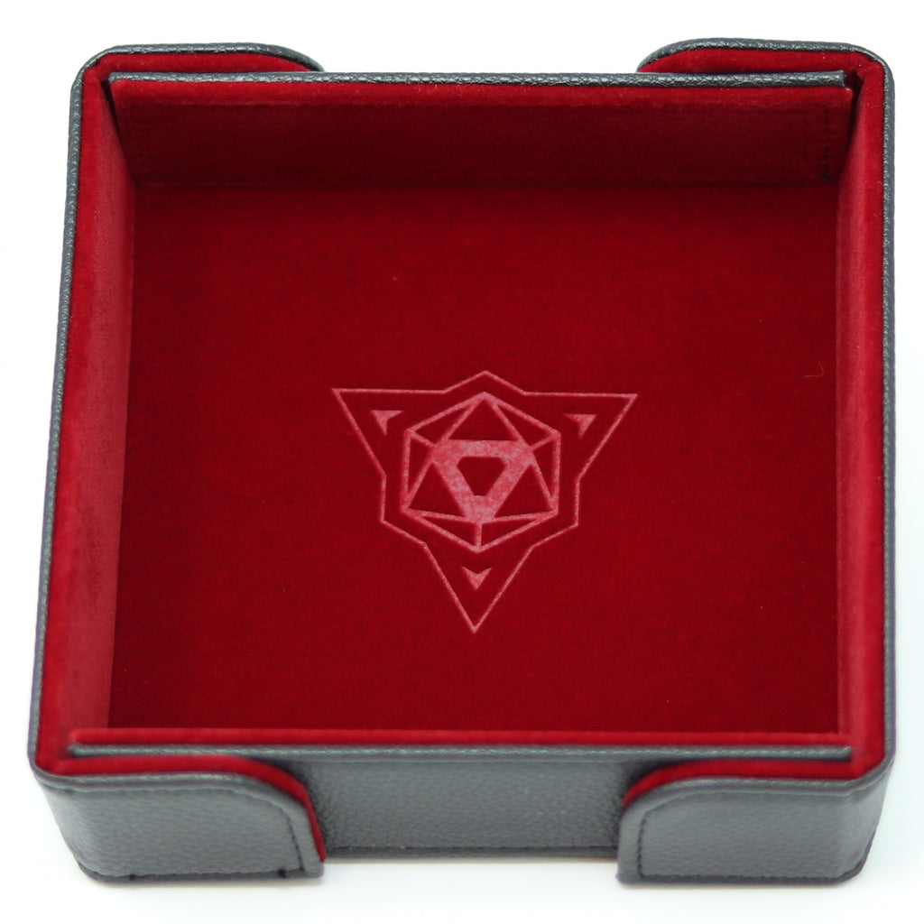 Die Hard Dice Folding Square Tray - Red Velvet