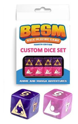 BESM (Big Eyes, Small Mouth) Role Playing Game 4th Edition Custom Dice Set