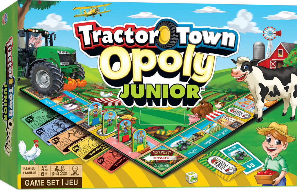 Masterpieces Tractor Town Opoly Junior