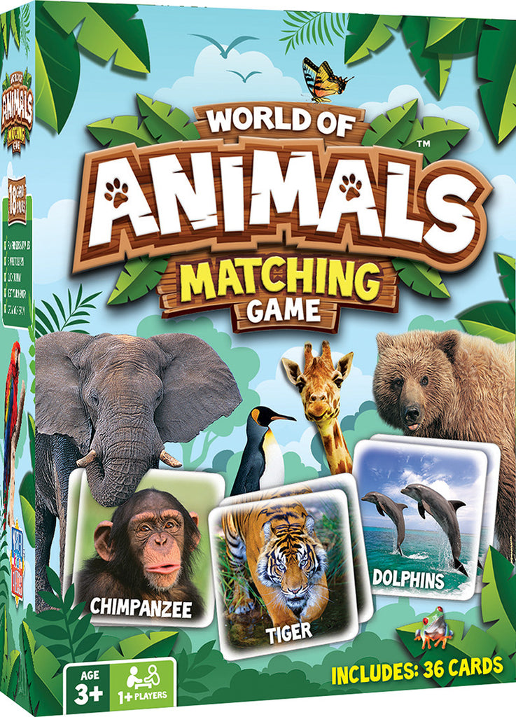 Masterpieces Matching Games World of Animals