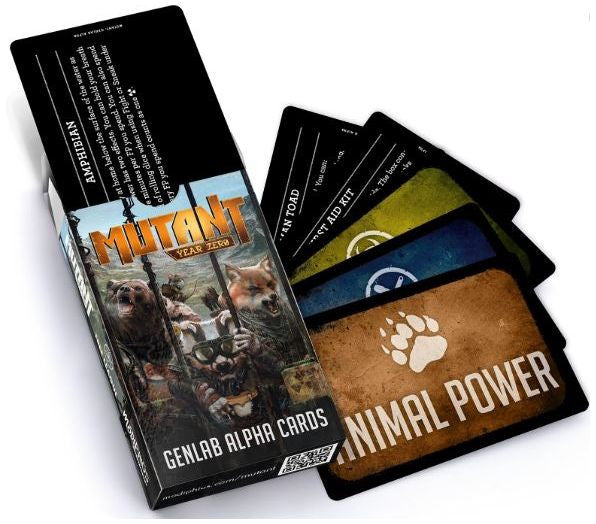 Mutant Year Zero RPG - Genlab Alpha Supplement Deck