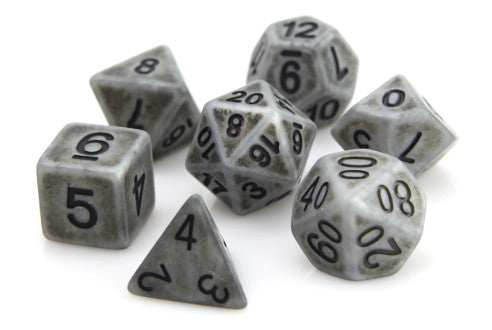 Die Hard Dice Polymer RPG Polyhedral Set - Stone Ancient