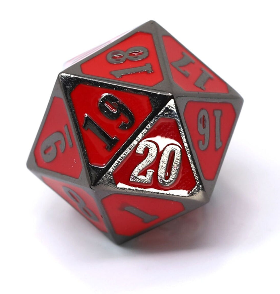 Die Hard Dice Metal MTG Roll Down Counter - Sinister Red (Single)