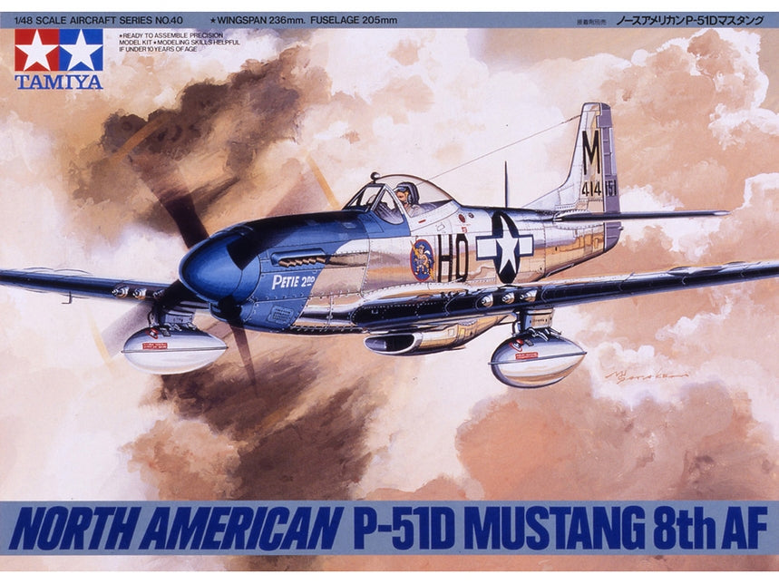 Tamiya - 61040 - 1/48 North American P-51D Mustang 8th Air Force