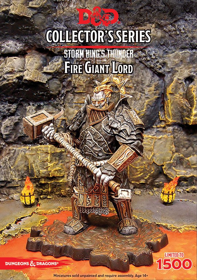 D&D Collectors Series Miniatures Storm Kings Thunder Fire Giant