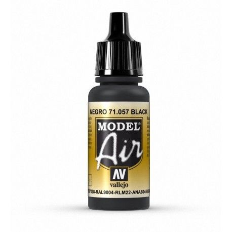 Vallejo Model Air - Black 17 ml