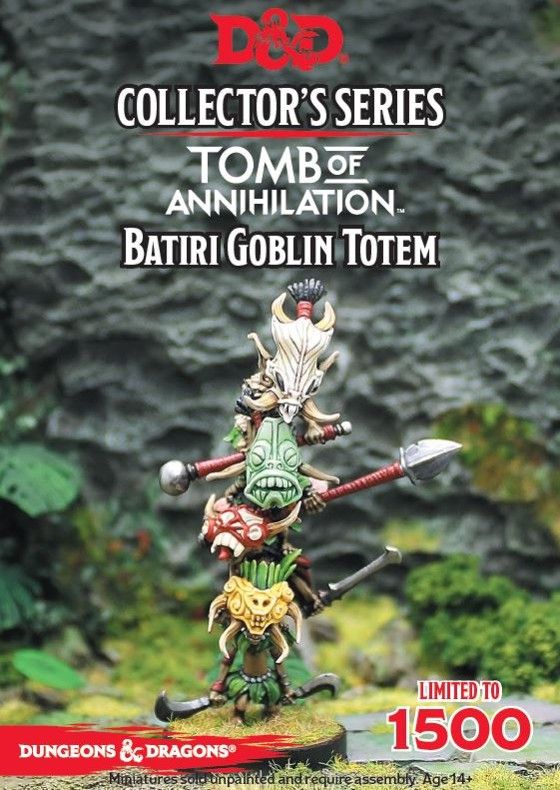 D&D Collectors Series Miniatures Tomb of Annihilation Batri Goblin Totem (4 Figs)