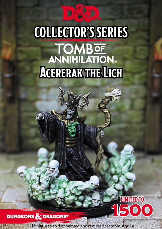 D&D Collectors Series Miniatures Tomb of Annihilation Acererak the Liche