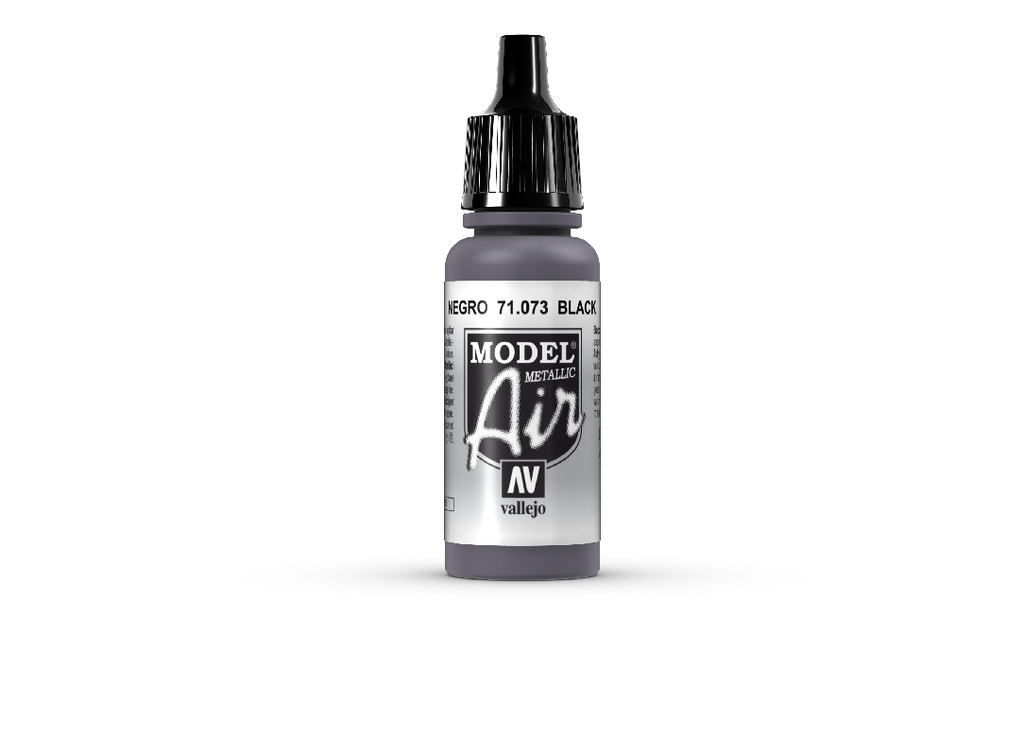 Vallejo Model Air - Metallic Black 17 ml