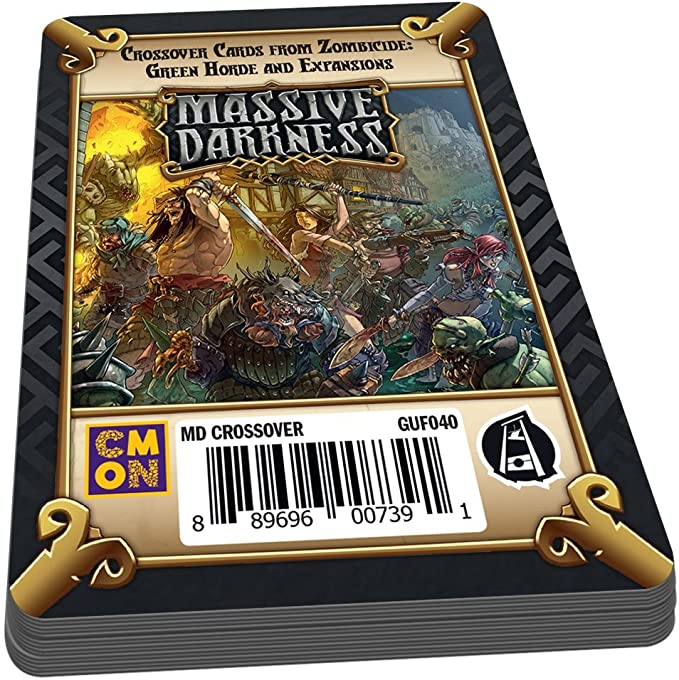 Zombicide Green Horde Massive Darkness Crossover Game Cards