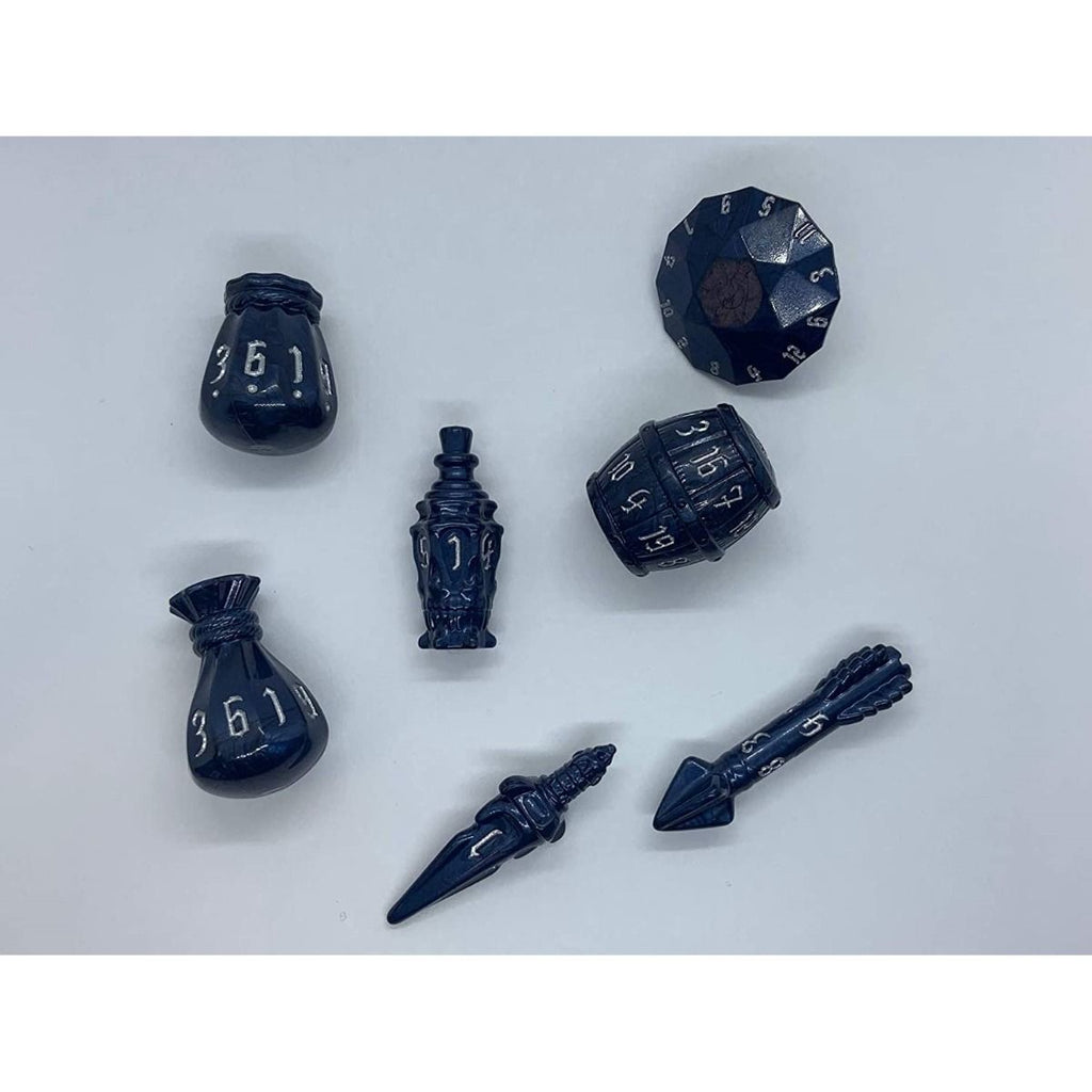 PolyHero Dice Rogue Set: Midnight Blue