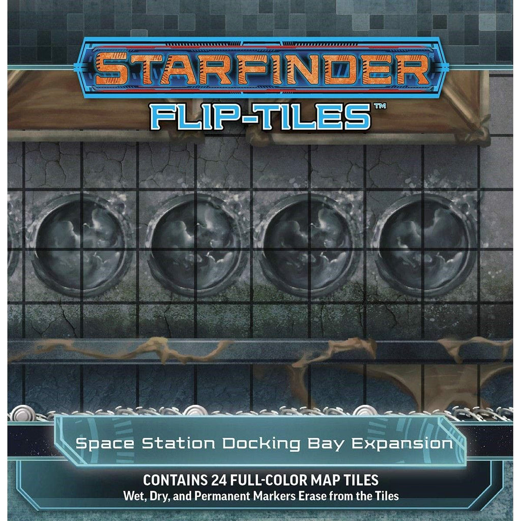 Starfinder RPG Flip Tiles: Space Station Docking Bay Expansion