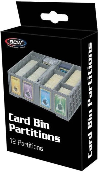 BCW Collectible Card Bin - Partitions