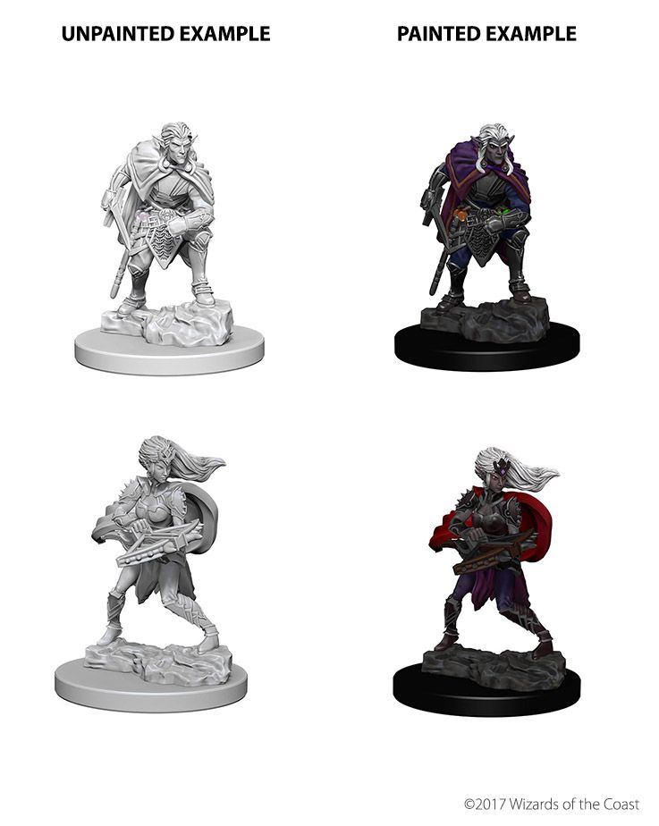 D&D Nolzurs Marvelous Unpainted Miniatures - Drow - 73189