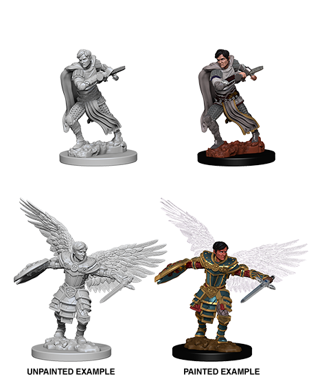 D&D Nolzurs Marvelous Unpainted Miniatures Male Aasimar Fighter - 73380