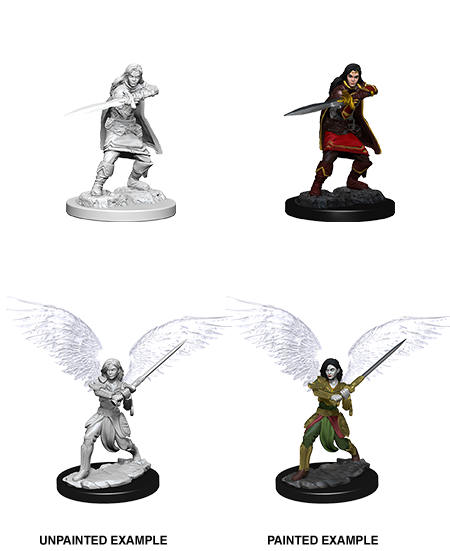 D&D Nolzurs Marvelous Unpainted Miniatures Female Aasimar Fighter - 73381