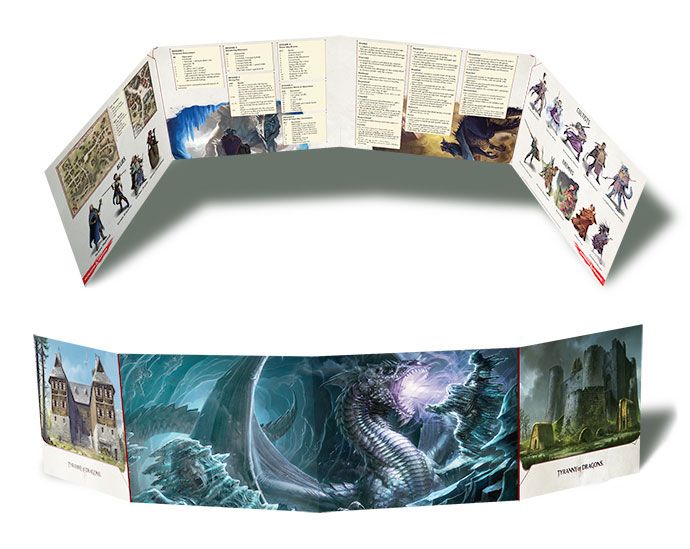 D&D Hoard of the Dragon Queen/ Tyranny of Dragons DM Screen