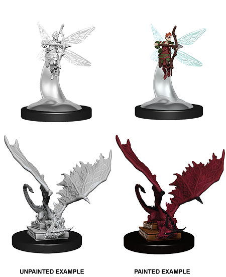 D&D Nolzurs Marvelous Unpainted Miniatures Sprite & Pseudodragon - 73718