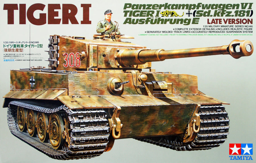 Tamiya - 35146 - 1/35 Panzerkampfwagen VI Tiger I Late Version