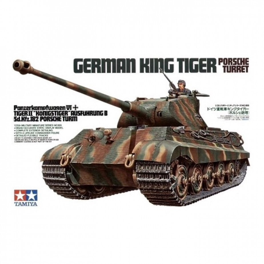 Tamiya - 35169 - 1/35 German King Tiger Porsche Turret