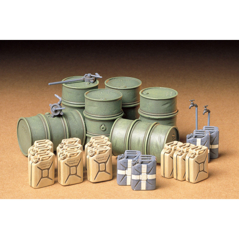 Tamiya - 35186 - 1/35 German Fuel Drum Set