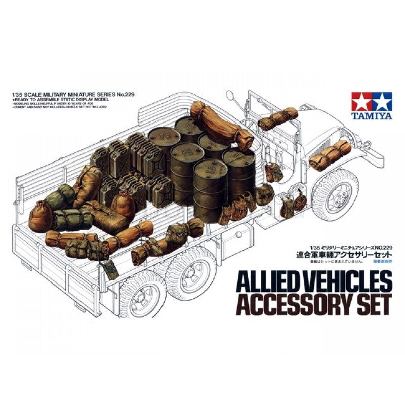 Tamiya - 35229 - 1/35 Allied Vehicles Accessory Set