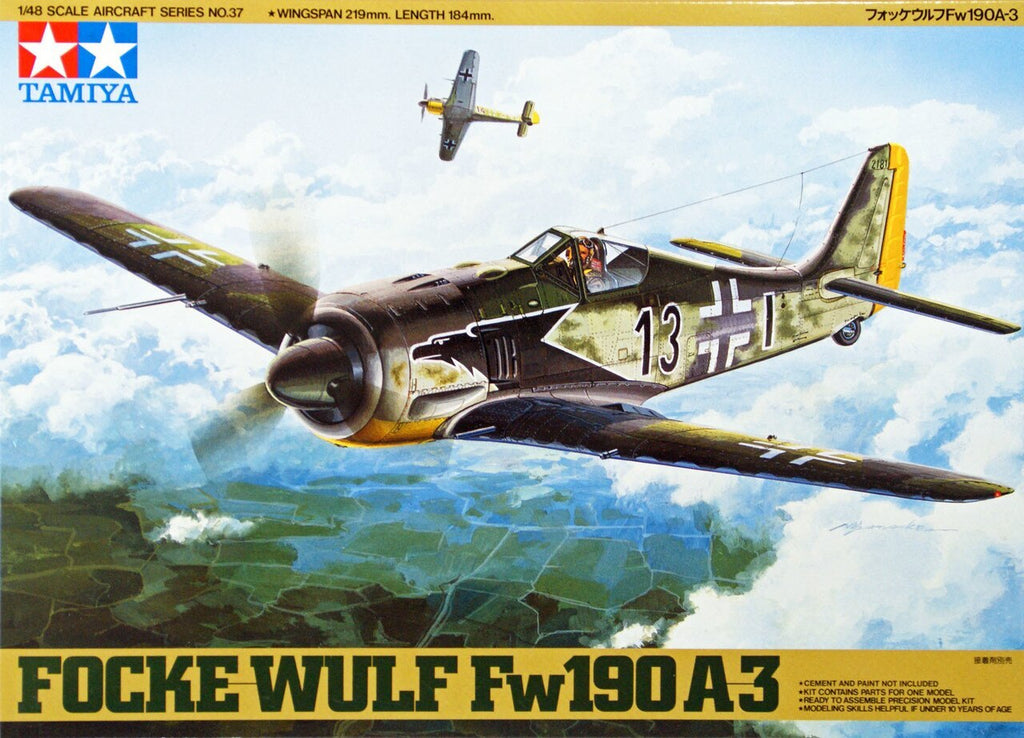 Tamiya - 61037 - 1/48 Focke-Wulf FW190 A-3