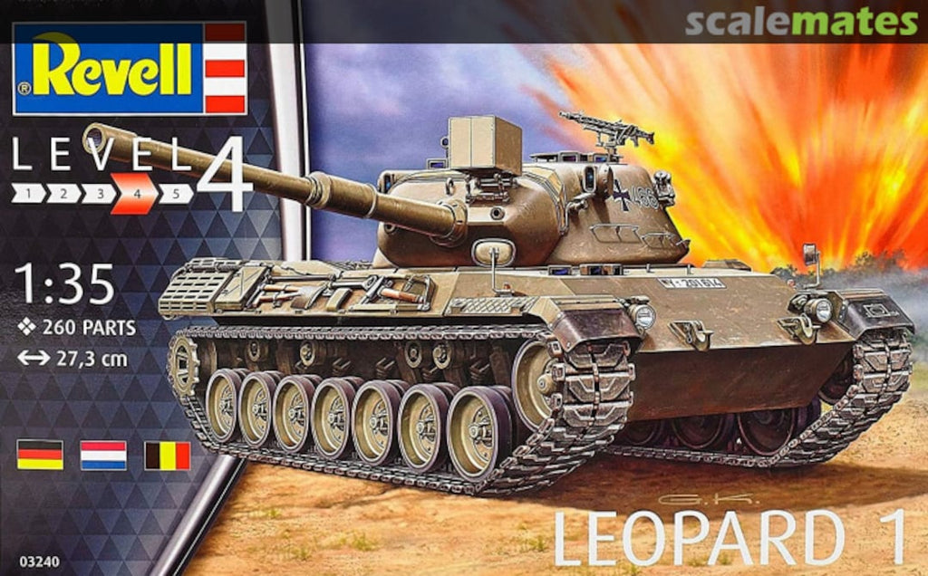 Revell 1/35 Leopard 1 (2. - 4. Production Batch) - 03240 Plastic Model Kit