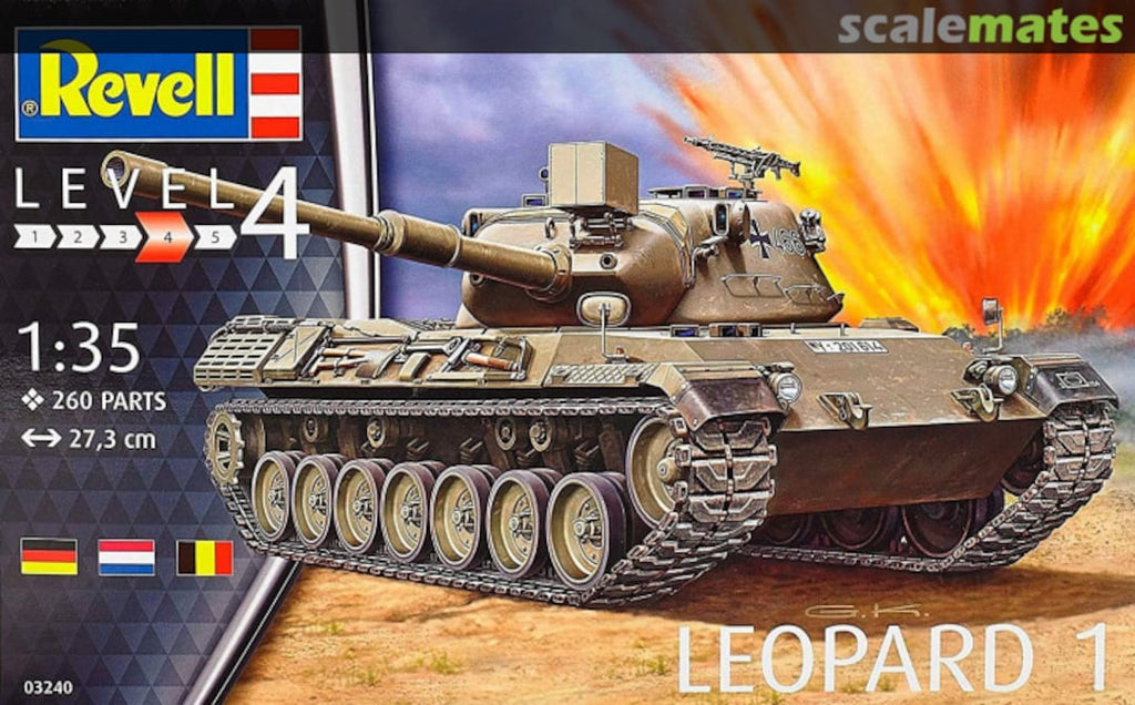 Revell - 03240 - 1/35 Leopard 1 (2. - 4. Production Batch) Plastic Model Kit