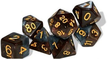 Halfsies Dice - Dwarf 7D Polyhedral Set