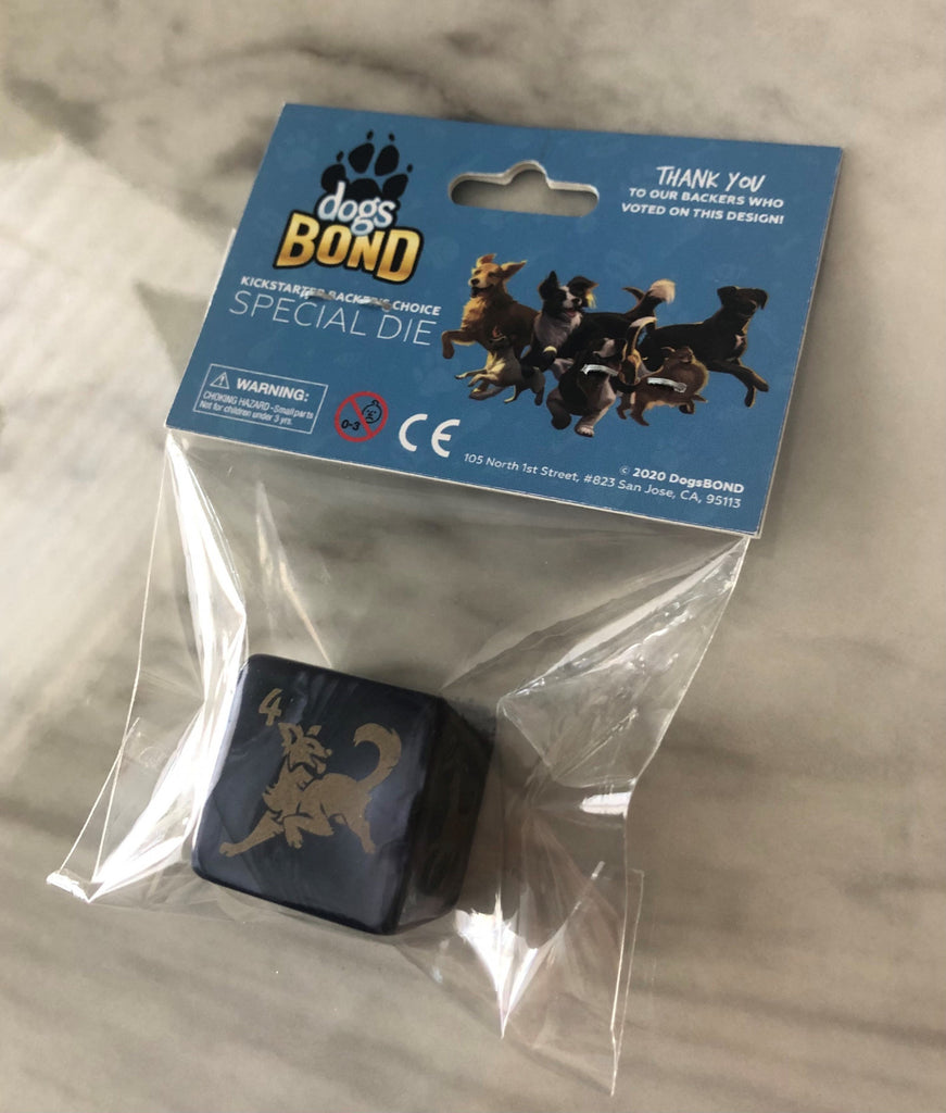 Dogs Bond Custom 6-Sided Die