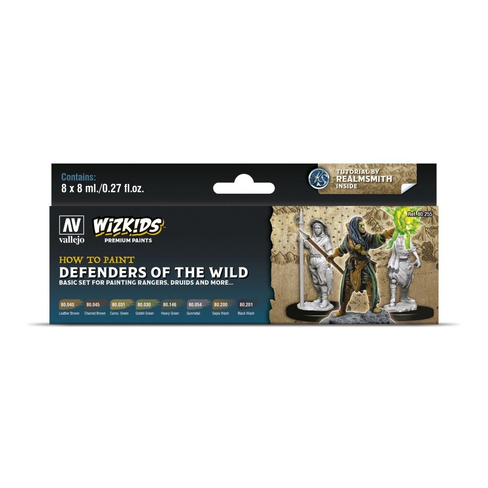 Wizkids Premium Paint Set by Vallejo: Defenders of the Wild