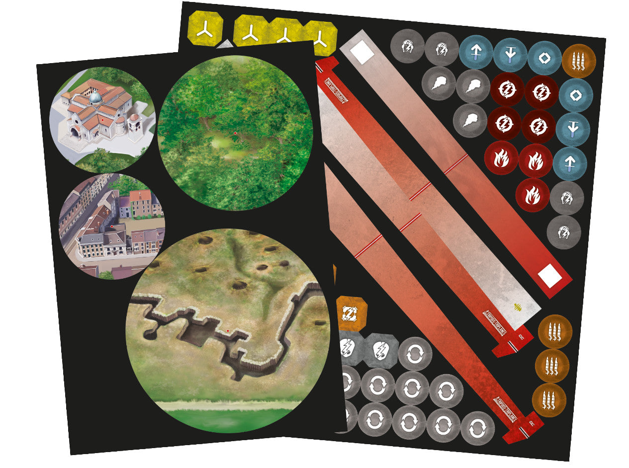 Tripods and Triplanes Additional Counter Set Stone Monkey