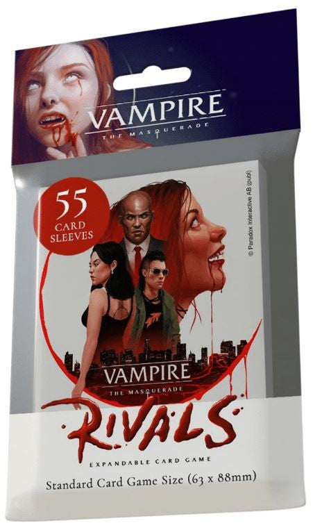 Vampire the Masquerade Rivals Library Deck Sleeves (Pack of 55 Sleeves) (63mm x 88mm)