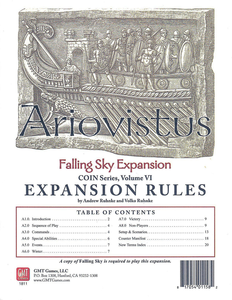 Falling Sky - The Gallic Revolt Against Caesar – Ariovistus Expansion