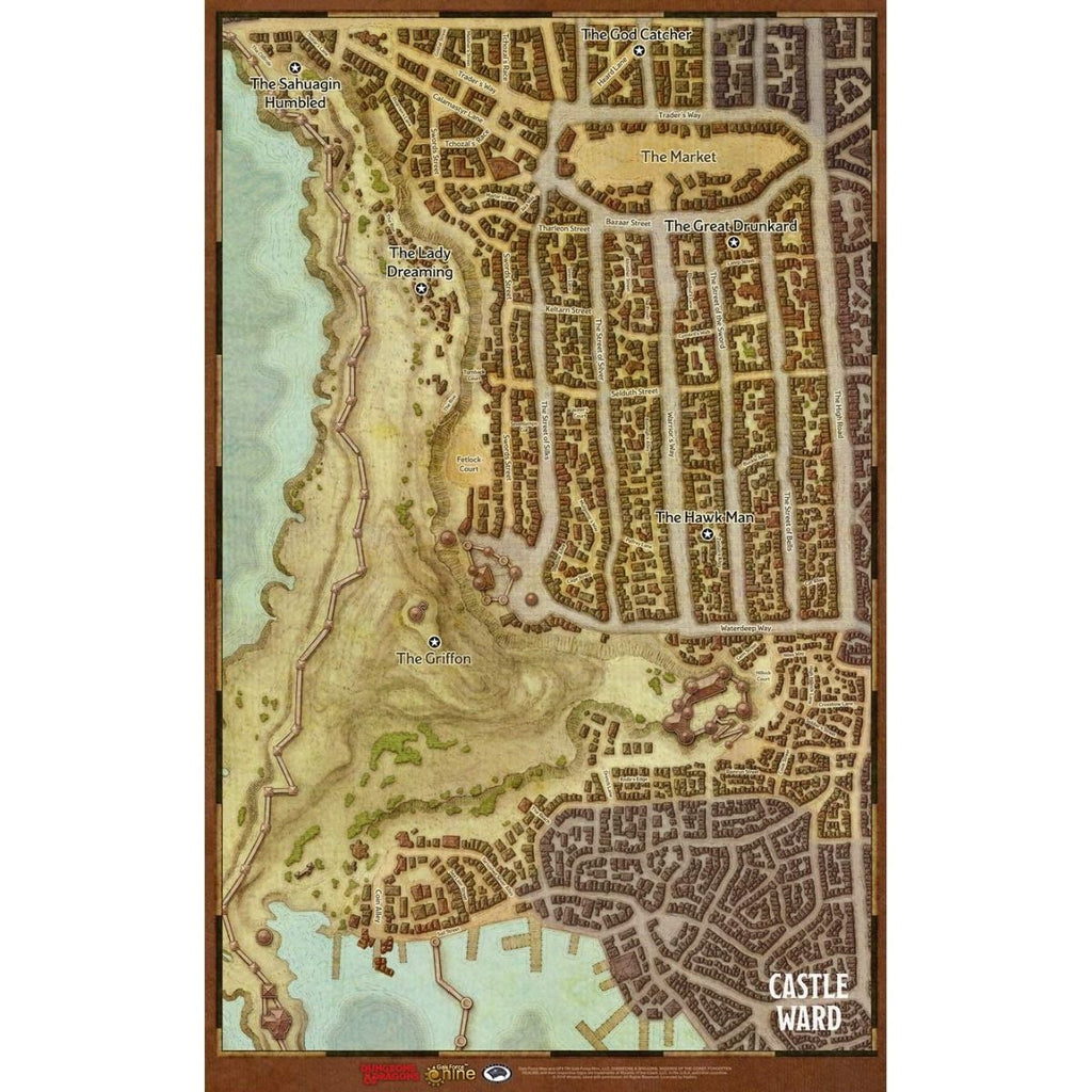 D&D Waterdeep Dragon Heist Map Set (7)