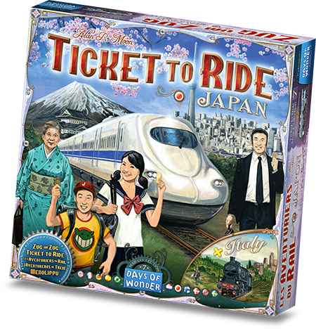 Ticket to Ride Japan and Italy