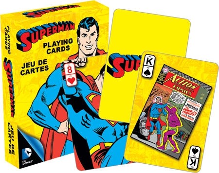 Aquarius Playing Cards - DC Comics Retro Superman