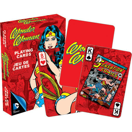 Aquarius Playing Cards - DC Comics Wonder Woman Retro