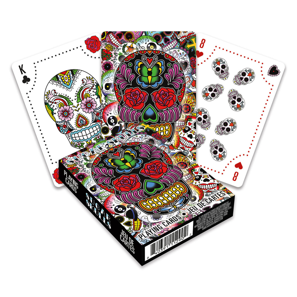 Playing Cards Sugar Skulls